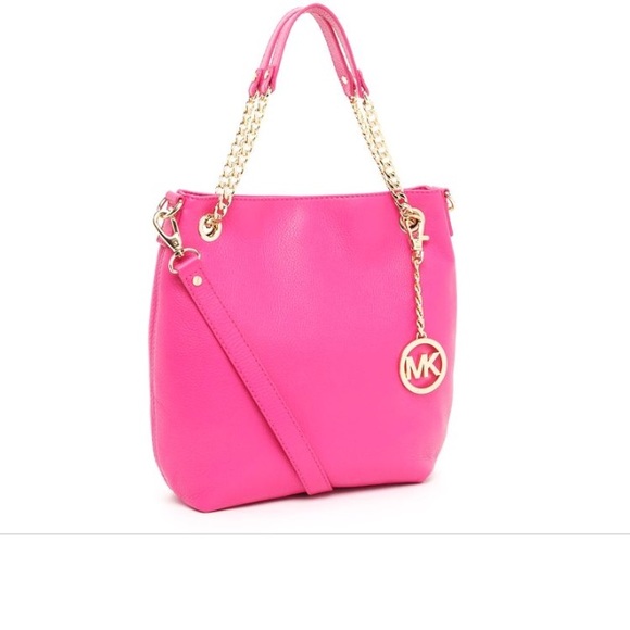 Michael Kors Jet Setter Pink Crossbody / purse - Picture 1 of 8